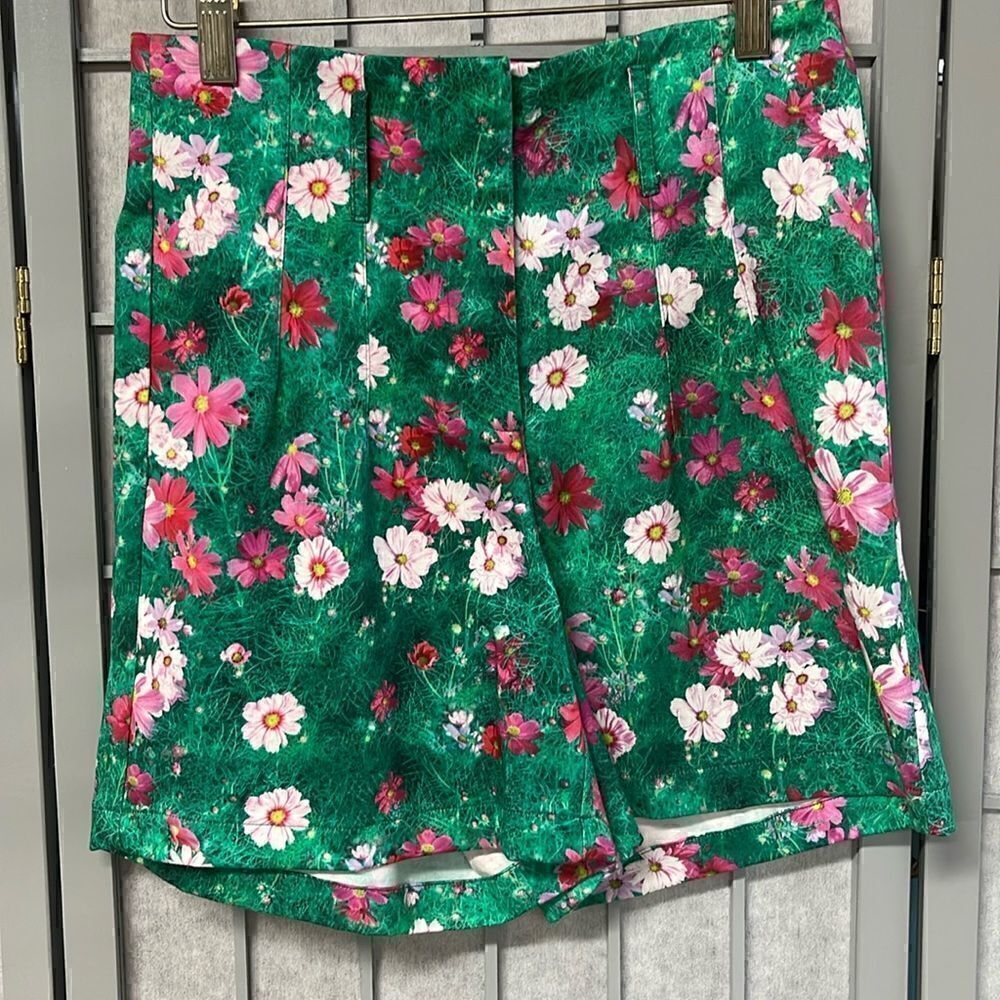 Tristan Multi Green Size 1 Women’s Shorts, Multi Green. 97% Cotton. NWT